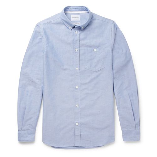 blue smart casual dress
