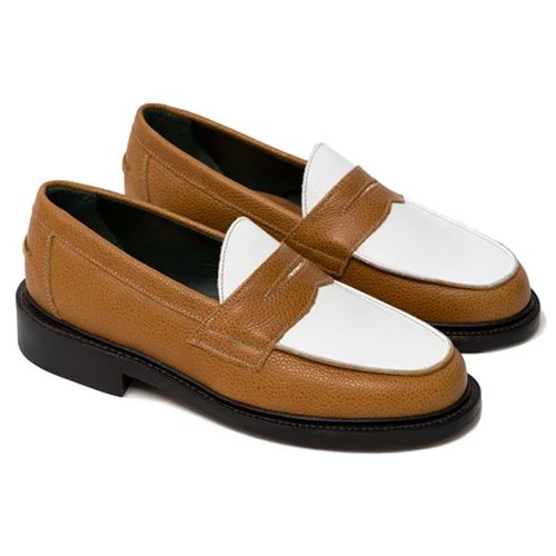 two tone loafers mens