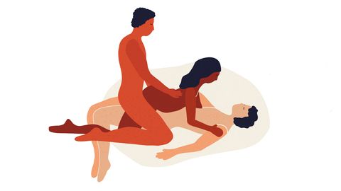 double penetration threesome sex position