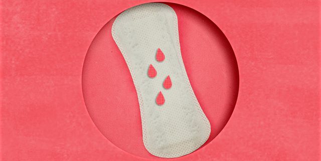 menstrual  pads in pink paper background menstruation time hygiene and protection