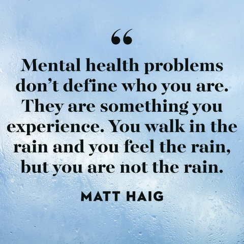 quote about mental health by matt haig