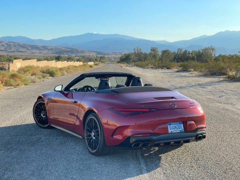 mercedes benz amg sl class 2022 sl63 red