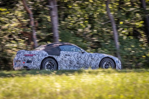 mercedes amg sl espionné