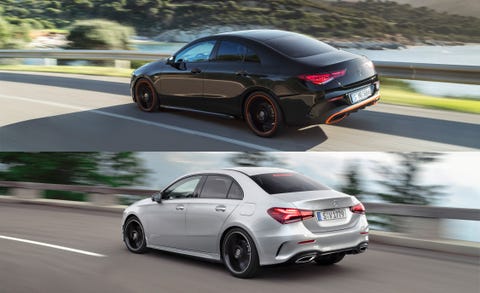 2020 Mercedes-Benz CLA and 2019 Mercedes-Benz A-class sedan 2020 Mercedes-Benz CLA and 2019 Mercedes-Benz A-class sedan