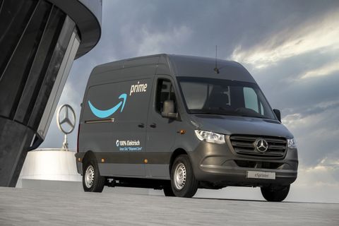 en Impresión descanso Amazon se reforzara con 1.800 furgonetas eléctricas de Mercedes para Europa