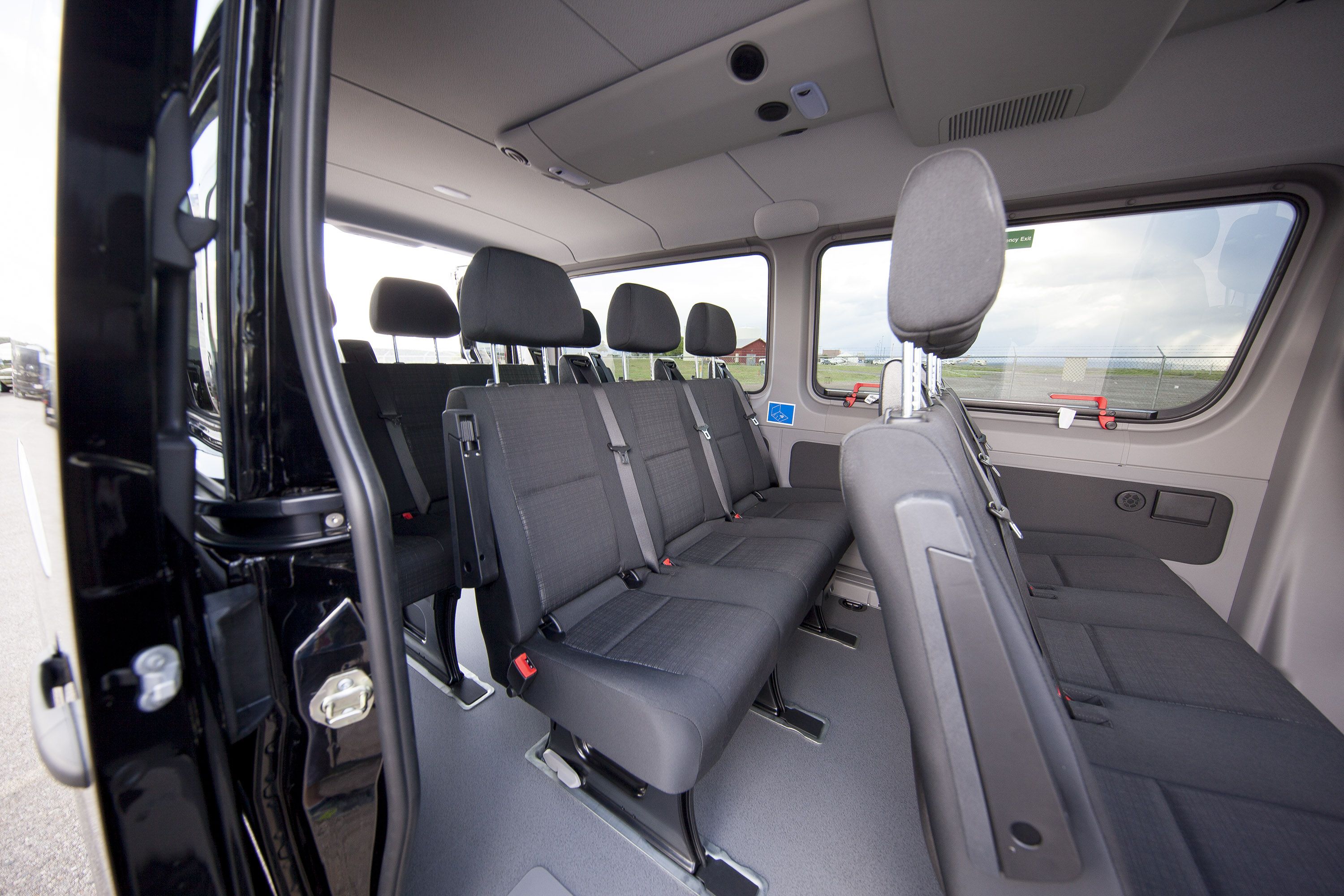 vans 8 passenger seating