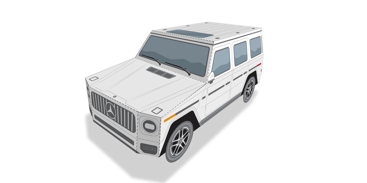 Build Your Own Paper Mercedes G Wagon