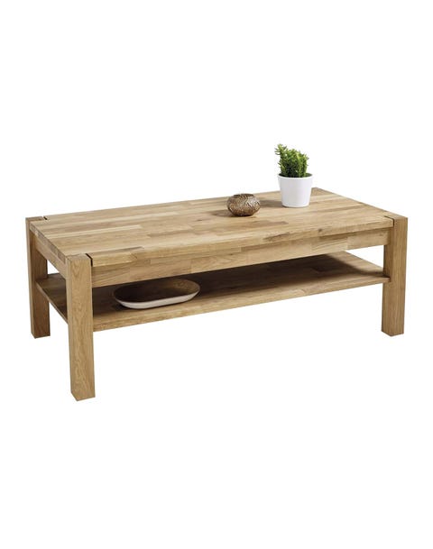 Mesa de centro de roble