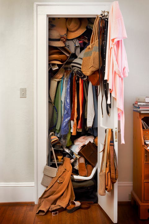 messy closet