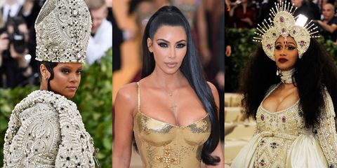 Rihanna, Kim Kardashian, Cardi B at Met Gala 2018