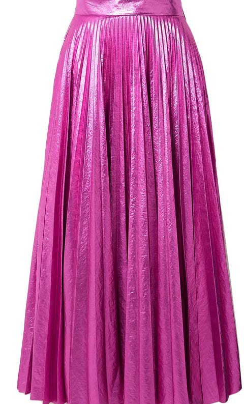 Best Pleated Skirts 10 Pleat Midi To Now - Hot Pink Pleated Leather Skirt Best Pleated Skirts 10 Pleat Midi To Now - Hot Pink Pleated Leather Skirt