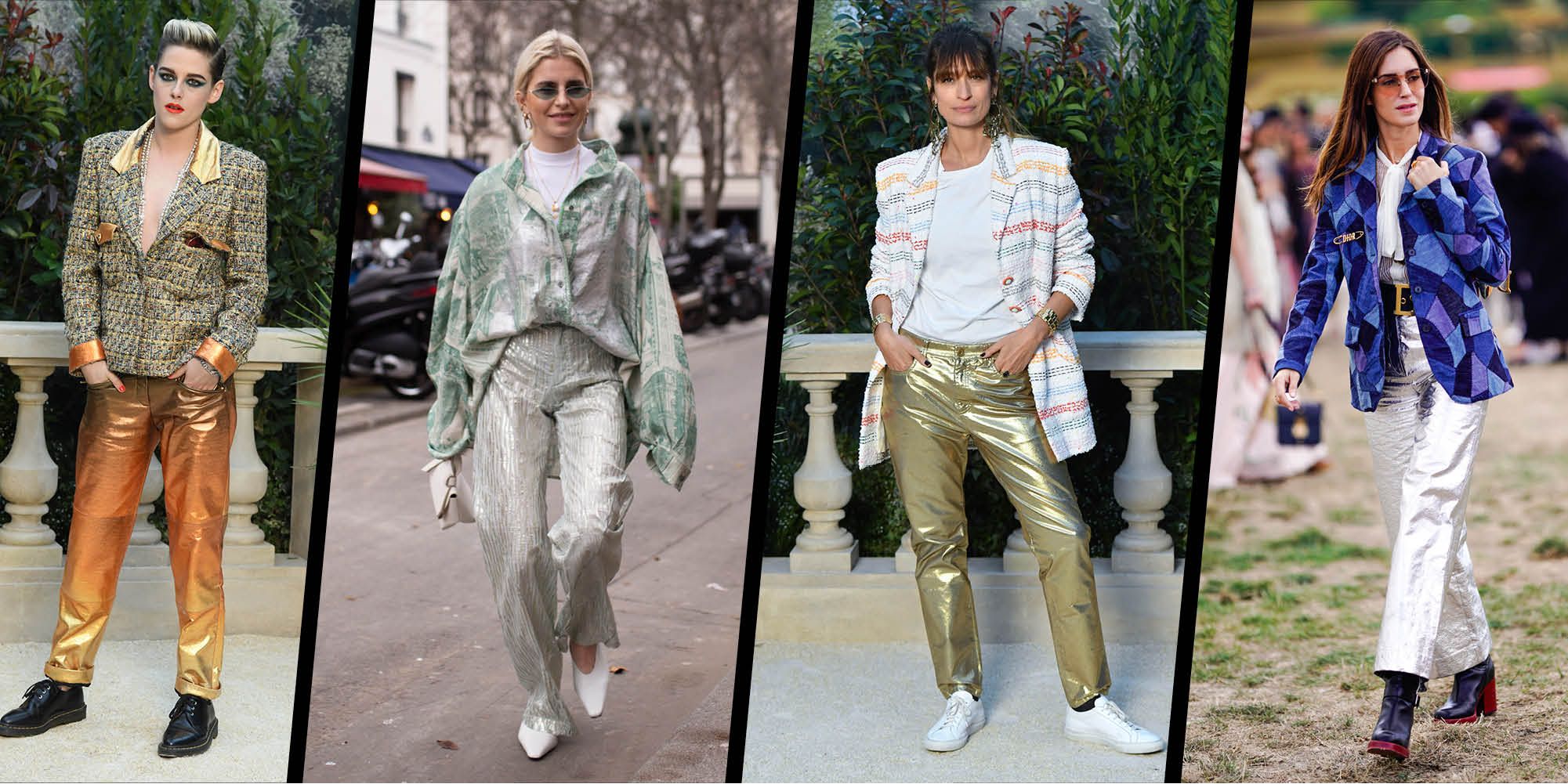 8 pairs of metallic trousers to shop now