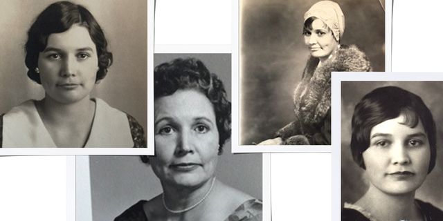 collage of portraits of mary