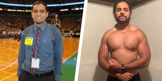 jay oza before and after his drinking and weight loss transformation