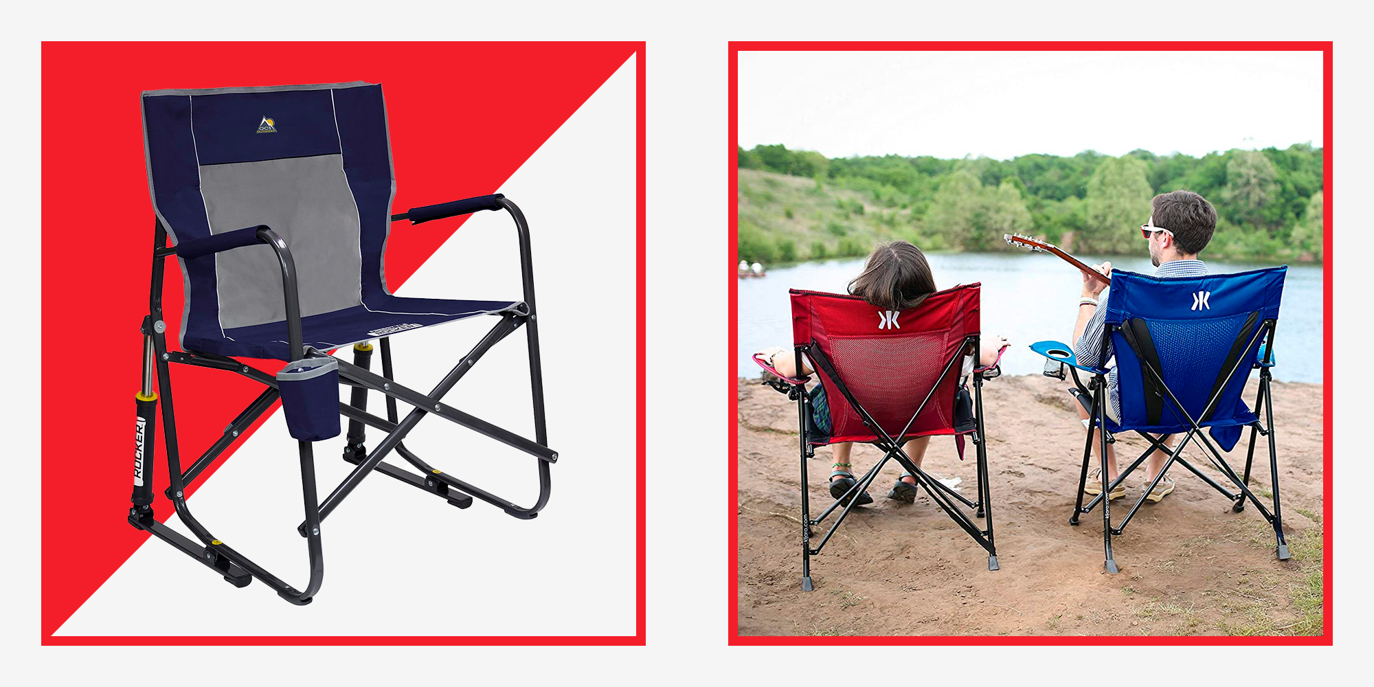 Folding Camping Chairs High Back outdoor Chair Outdoor Portable Fishing Chair UK 