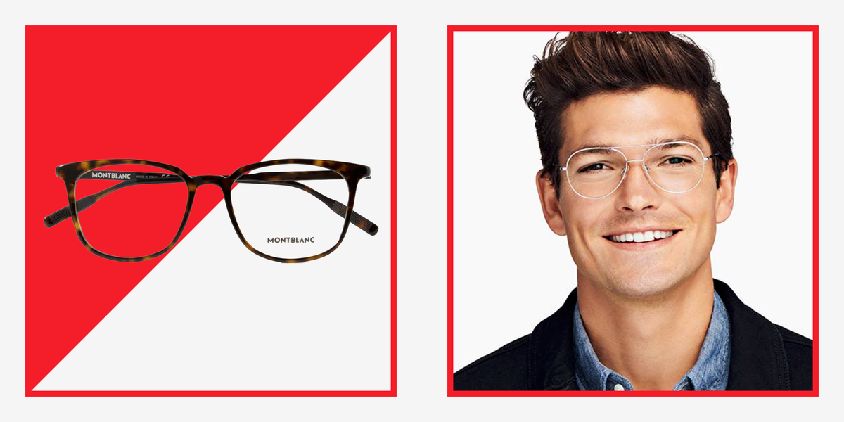 thin glasses frames mens