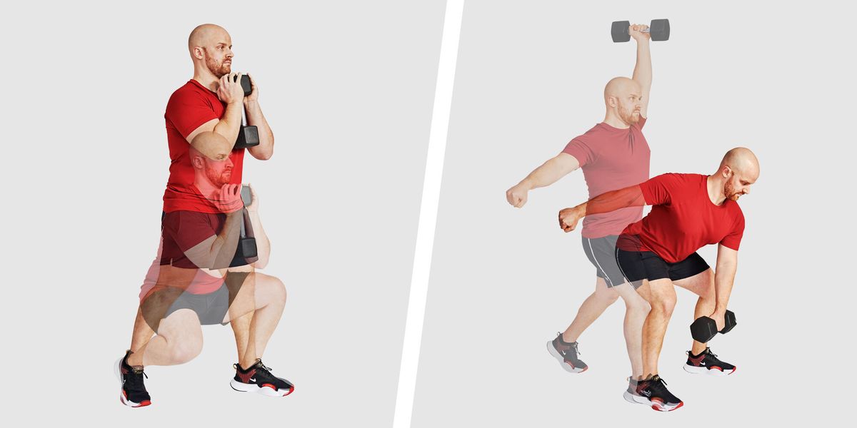 This 6 Move Dumbbell Workout Mixes Speeds to Build More Muscle