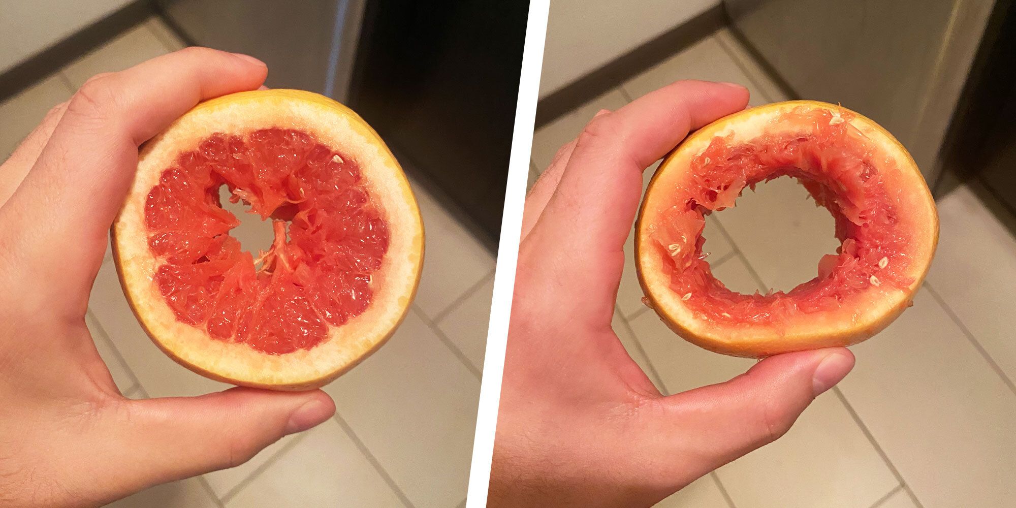 Grapefruit blow job