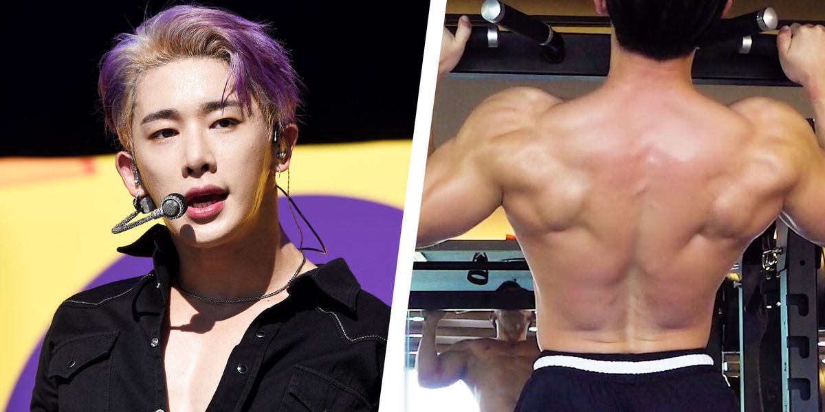 K-Pop Star Wonho Shares His Back Training and Fitness Workout