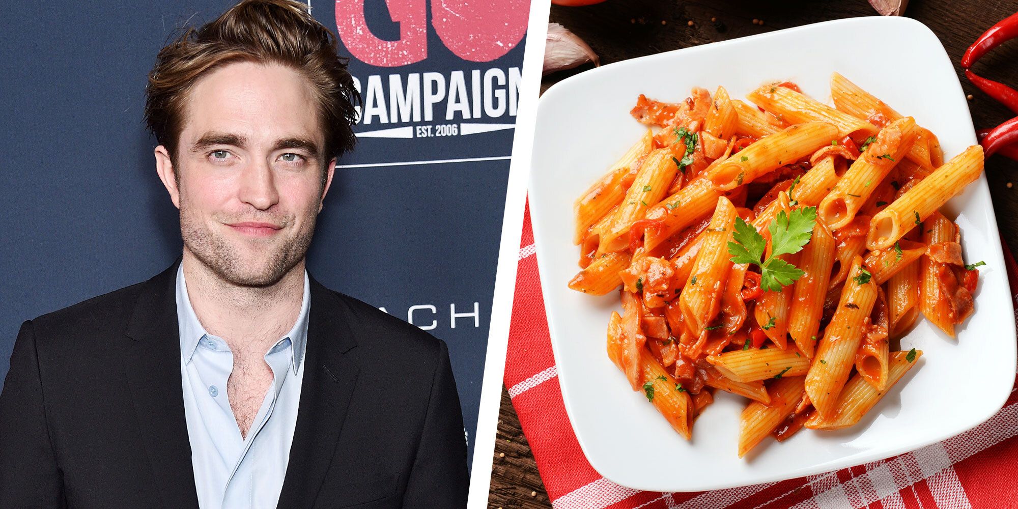 All About Robert Pattinson S Fast Food Pasta Piccolini Cuscino