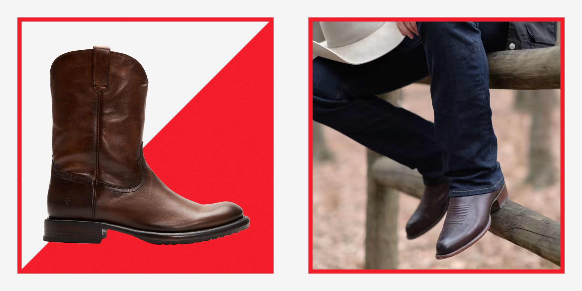 Cowboy boots for men premium quality genuine leather Shoes Mens Shoes Boots Cowboy & Western Boots 