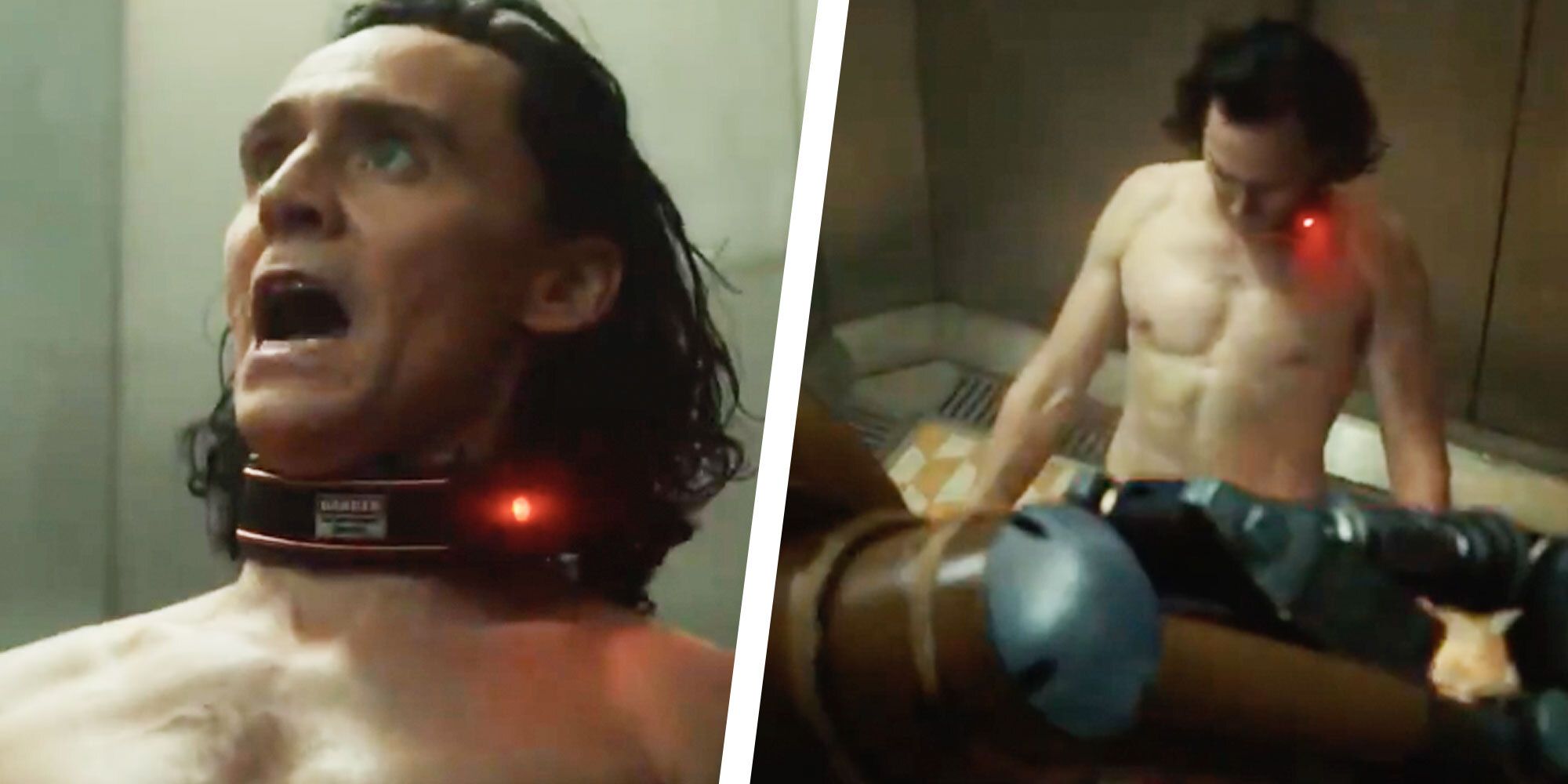 Tom Hiddleston Looks Ripped in a New Shirtless 'Loki' Clip.