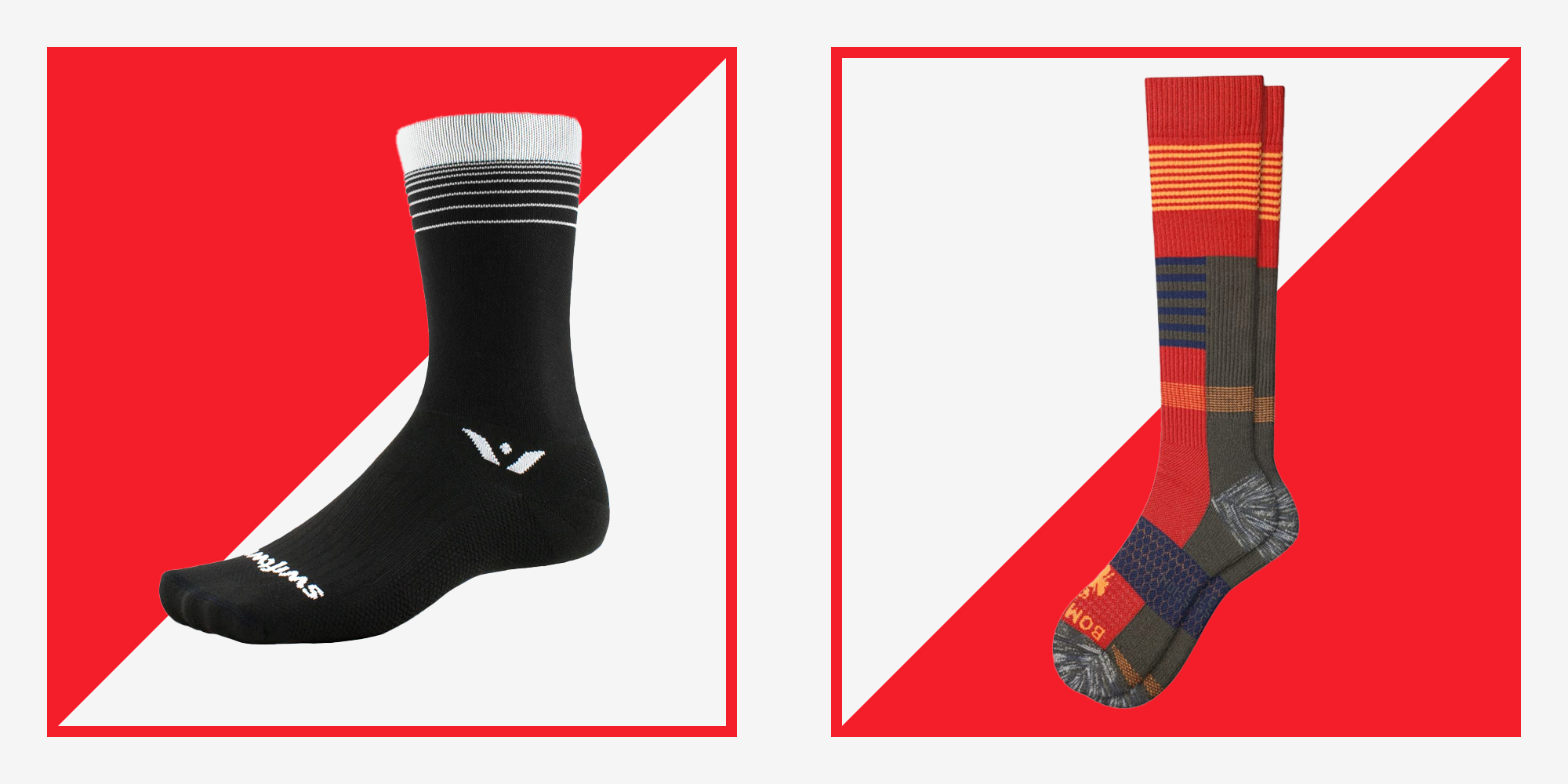 Soymen Men Cycling Socks Soft Stretchable Compression Sock Higher Ankle Anti-Slip Casual Crew Socks 