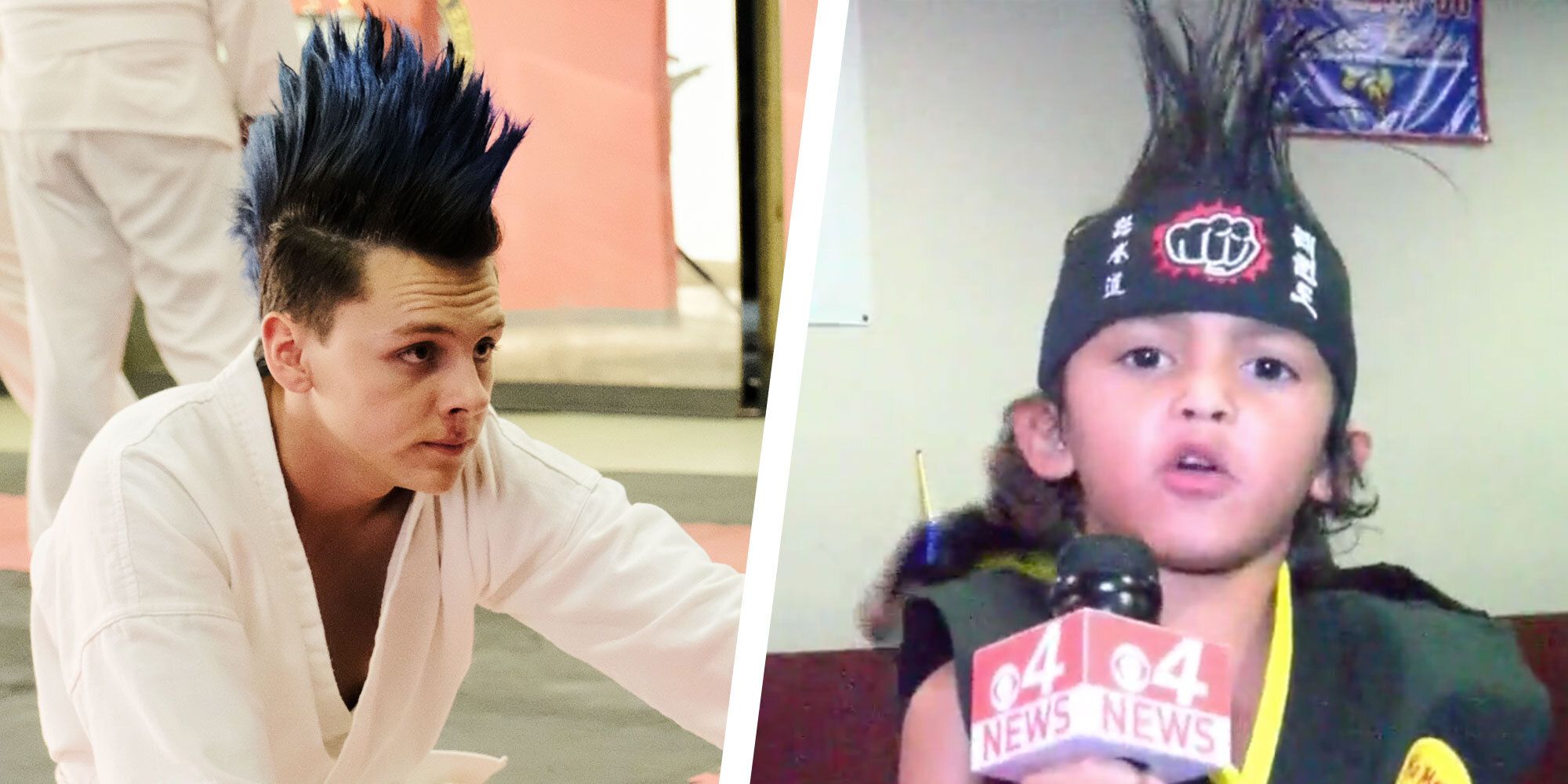 Cobra Kai Hawk Inspires Kids To Grow Mohawks Enter Tournaments