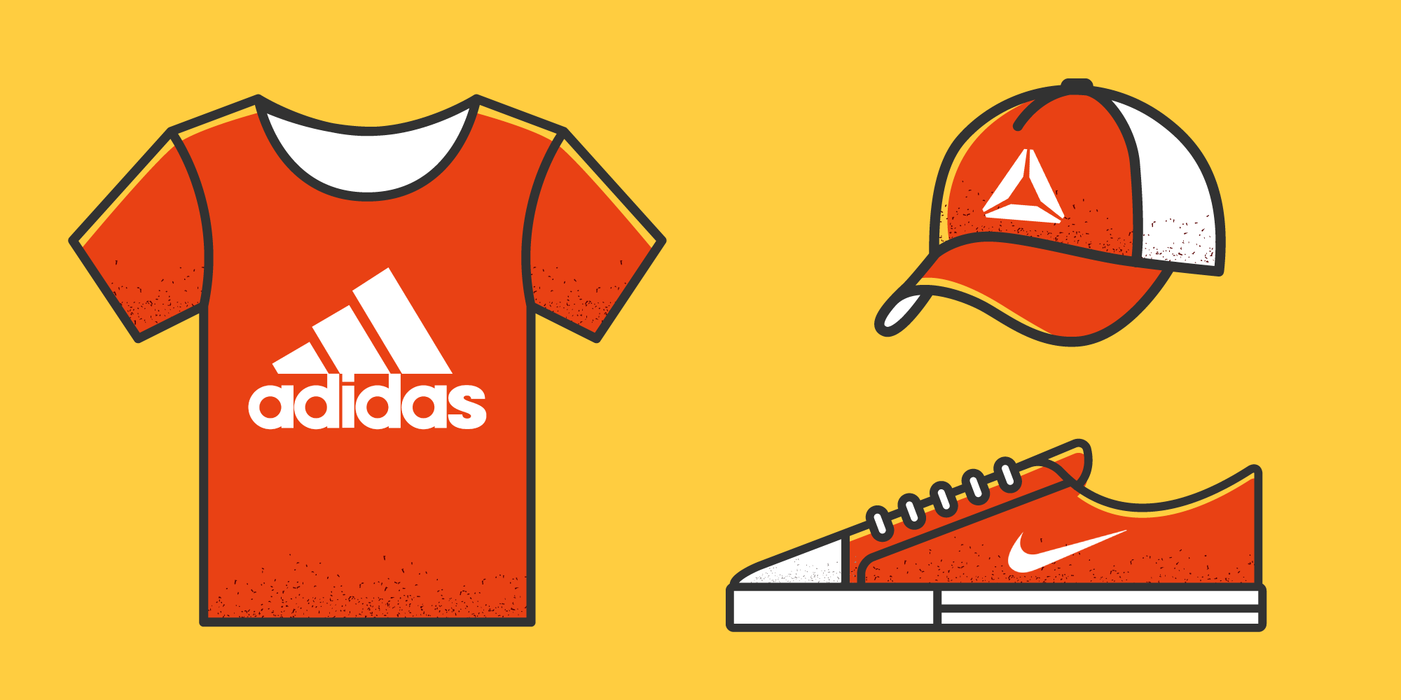 cross branding nike and adidas