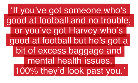 football academies mental health