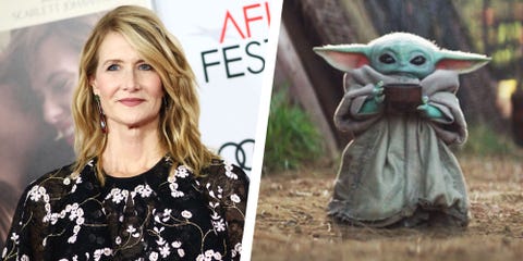 480px x 270px - Laura Dern Says She Saw Baby Yoda at an NBA Game and We Believe Her