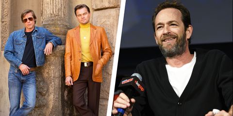 luke perry leonardo dicaprio brad pitt once upon a time in hollywood
