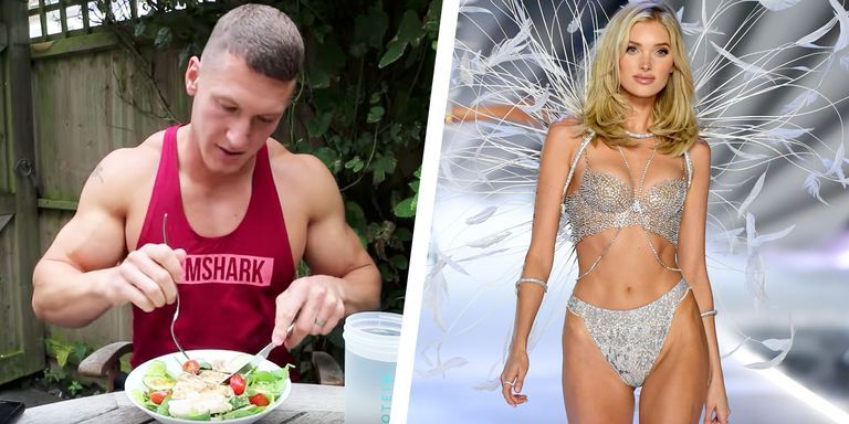 Watch This Bodybuilder Try The Victoria S Secret Model Diet