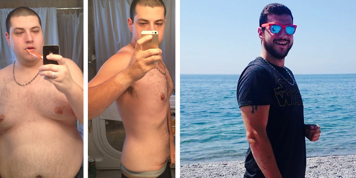 man loses 130 pounds in a year by taking 20 000 steps a day man loses 130 pounds in a year by