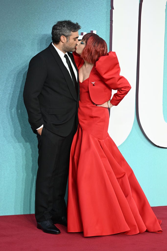 Lady Gaga and Michael Polansky Level Up Their PDA and Kiss on the Red Carpet