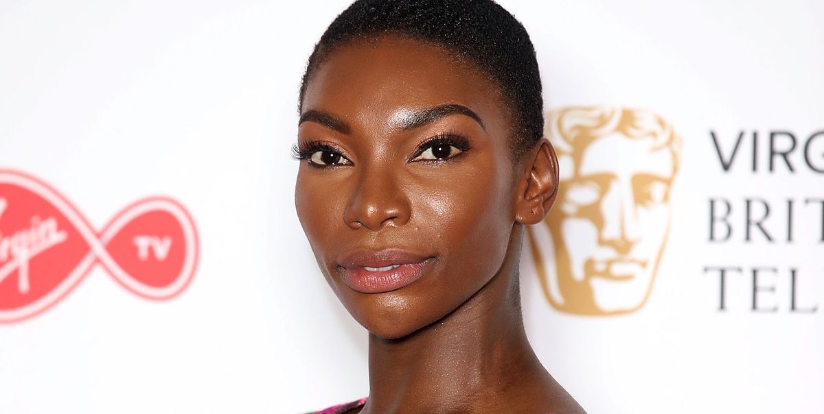 So, Michaela Coel has a purple buzzcut and matching eyebrows now.