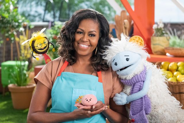 michelle obama is hosting a new children's food show called waffles and mochi