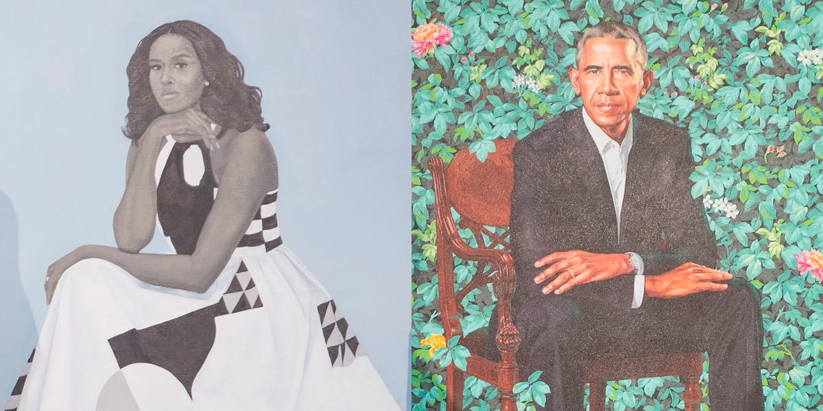 Barack and Michelle Obama's Official Portraits Have Been Unveiled