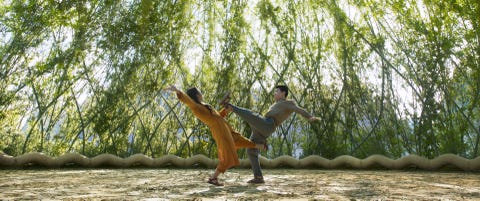 Michelle Yeoh as Ying Nan, Simu Liu, Shang-Chi and the Legend of the Ten Rings michelle yeoh as ying nan, simu liu, shang chi and the legend of the ten rings