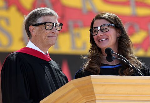 bill and melinda gates give commencement address at stanford university