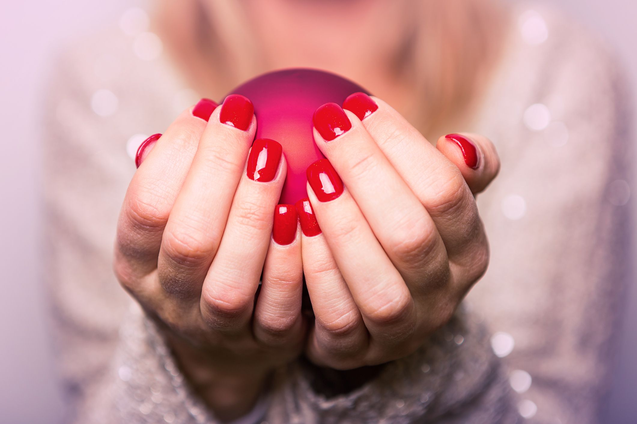 best nail color for red hair