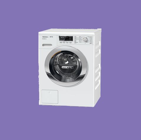 Washing machine, Major appliance, Product, Clothes dryer, Home appliance, Purple, Laundry, Circle, Washing, 