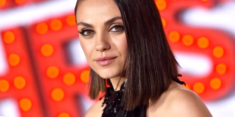 Mila Kunis Cut Her Hair Into An Angled Lob For Spring 2018