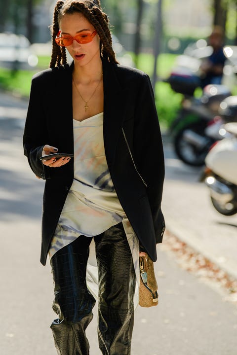 Clothing, Street fashion, Eyewear, Black, Blazer, Fashion, Sunglasses, Outerwear, Shoulder, Footwear, Clothing, Street fashion, Eyewear, Black, Blazer, Fashion, Sunglasses, Outerwear, Shoulder, Footwear,
