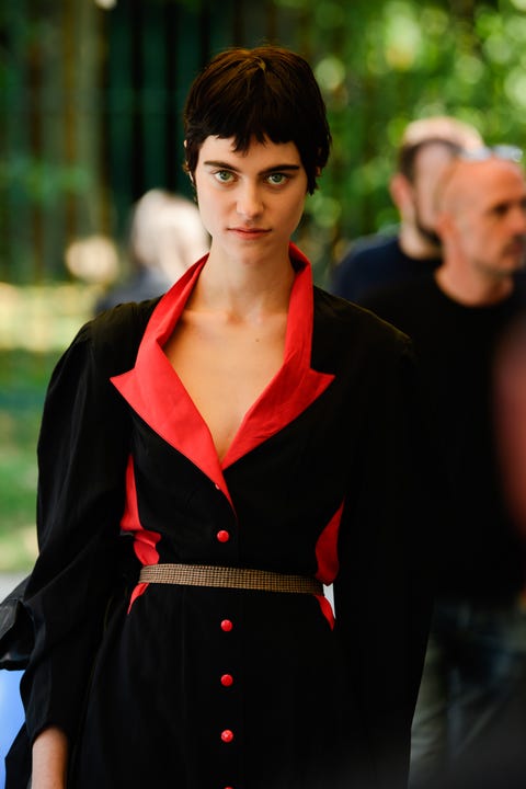Hair, Clothing, Beauty, Fashion, Hairstyle, Lip, Outerwear, Street fashion, Black hair, Dress, Hair, Clothing, Beauty, Fashion, Hairstyle, Lip, Outerwear, Street fashion, Black hair, Dress,