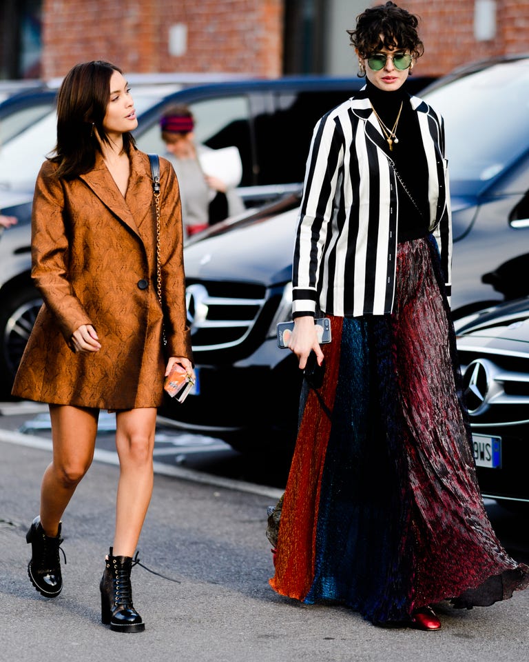 Milan Fashion Week Fall 2018 Street Style Milan Fashion Week Fall 2018 Street Style