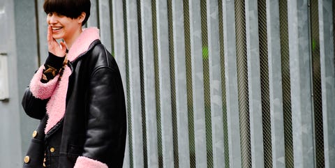 Pink, Street fashion, Clothing, Fashion, Leather, Leather jacket, Snapshot, Beauty, Blazer, Outerwear, Pink, Street fashion, Clothing, Fashion, Leather, Leather jacket, Snapshot, Beauty, Blazer, Outerwear,