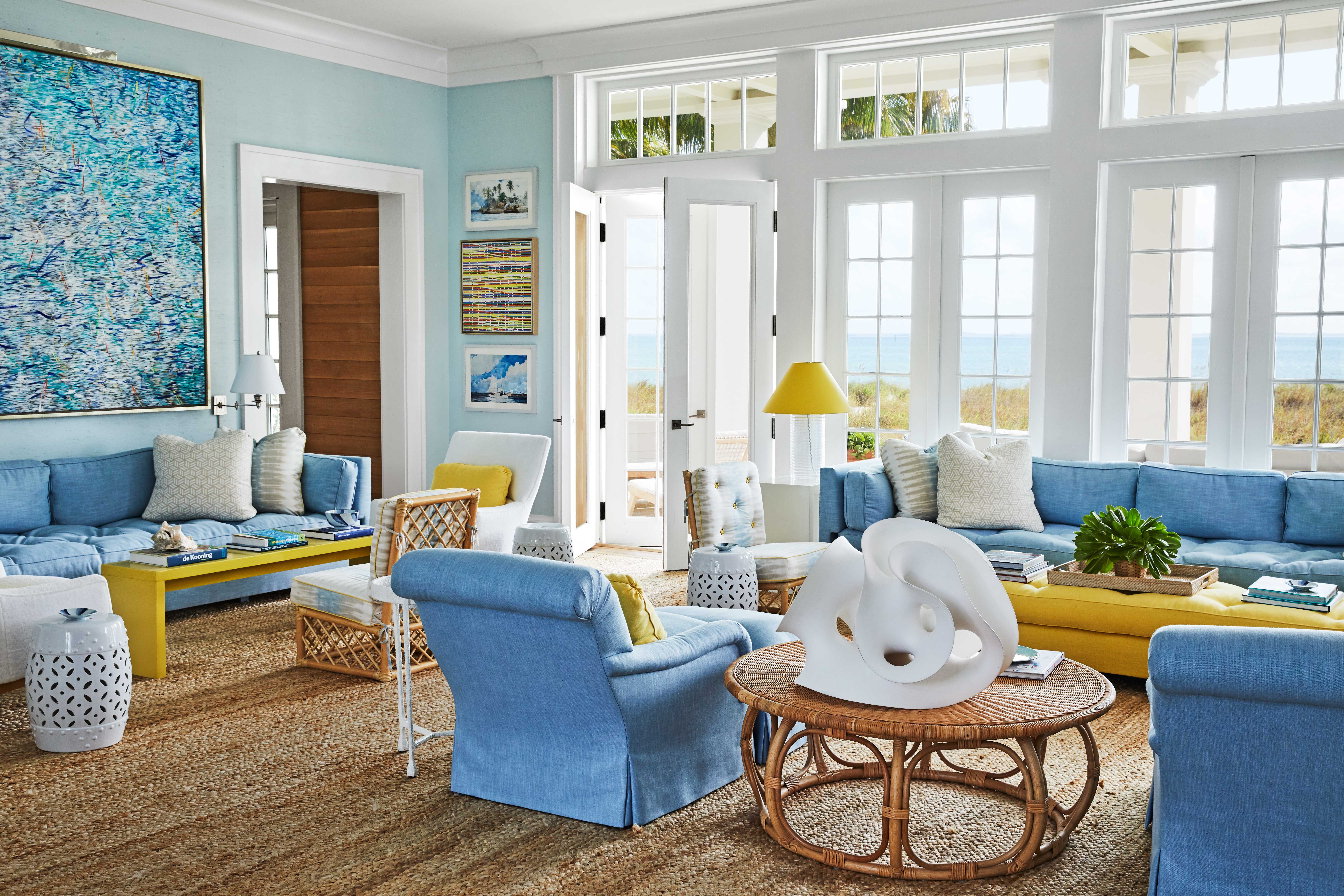 Featured image of post Small House Living Room Paint Blue : When picking a paint color for a smaller space, decide what effect you&#039;re after: