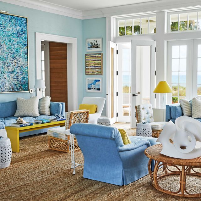Best 40 Living Room Paint Colors 2021 Beautiful Wall Color Ideas - Blue And Yellow Home Decor Ideas