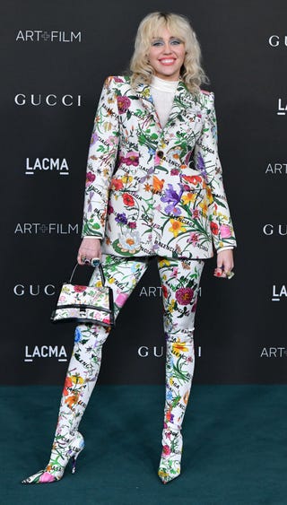 10th Annual LACMA ART+FILM GALA Presented By Gucci miley cyrus